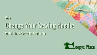 How Often Should You Change Your Hand Sewing Needles [upl. by Itsyrc]