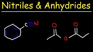 Naming Acid Anhydrides and Nitriles  IUPAC Nomenclature [upl. by Harmaning]