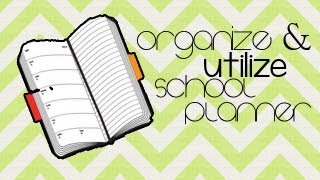 Organize and Utilize School Planner  School Tips [upl. by Faustus349]