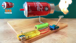 Cómo Hacer Una TURBINA DE GAS Usando Latas de Refresco l DIY CLH [upl. by Aehta]