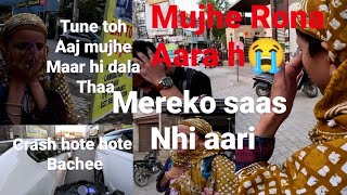 Yeh ladki toh rone lagii😭😭  Mujhko saas nhi aari h🙂  Mujhe niche utaar de😭😭  Slow krr Slow krr [upl. by Rolo763]