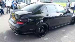 Mercedes C63 AMG  Full iPE Exhaust  Extremely Loud Accelerations [upl. by Macfarlane672]