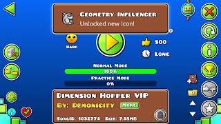 Getting 500 Likes Icon  Geometry Dash 22 [upl. by Arelc]