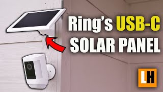 Ring Solar Panels USBC 2nd Generation  Things to KNOW [upl. by Galanti359]