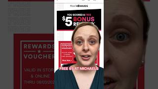 FREE 5 AT MICHAELS  Couponing Deals couponwithaubrey [upl. by Ennahgiel74]