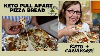 Keto Pizza Bread Recipe  using Egg White Bread PSMF Carnivore Pizza [upl. by Eziechiele275]