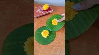 Coconut amp Banana leaf toran for festive decorations bananaleaf coconutleaf floraldecor festival [upl. by Nattirb612]