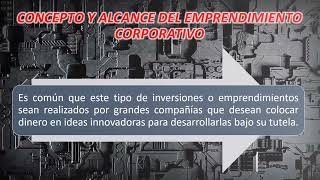 EMPRENDIMIENTO CORPORATIVO Y CULTURA INNOVADORA [upl. by Etnoel]