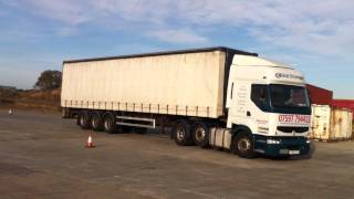 LGV  HGV Training Category CE  Reversing Exercise [upl. by Ardeen]