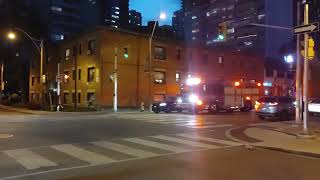 Toronto Fire Services Pumper 314 Responding [upl. by Ahtram]