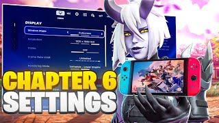 NEW BEST Nintendo Switch Settings For Chapter 6 Fortnite Settings Explained [upl. by Jeffry]