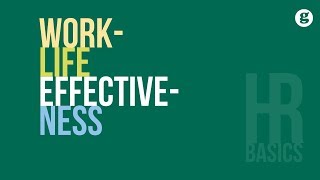 HR Basics WorkLife Effectiveness [upl. by Ajax178]