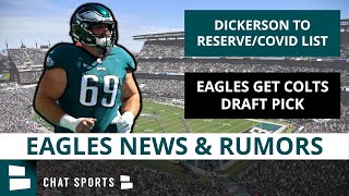 Eagles News on NFL Week 15 vs WFT  Landon Dickerson Placed On COVID List amp Eagles Get Colts’ Pick [upl. by Htirehc]