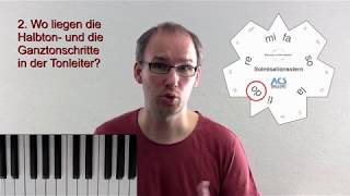 Klavier 15  Solmisation auf der Klaviatur [upl. by Sirtimid]