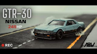 Nissan Skyline R30  Stop Motion Animated Film  HOT WHEELS [upl. by Enrobialc699]