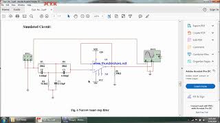 EXPT 2 Band Stop filter [upl. by Stolzer]