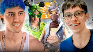 THIAGO y ROBLEIS JUEGAN FORTNITE REMIX [upl. by Itaws992]