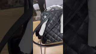 Chanel backpack 🤩🤩fashion luxurybag luxury beautiful bag tidelocker chanel trend ootd [upl. by Heigl]