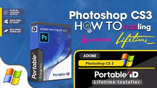 CARA INSTAL PHOTOSHOP CS 3 DI WINDOWS PCLAPTOP [upl. by Aiykan]