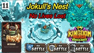 Kingdom Rush Vengeance  Jokulls Nest  Veteran   All Modes  Gameplay Walkthrough [upl. by Lananna62]