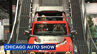 Ford Bronco test track and more EVs than ever at Chicago Auto Show [upl. by Rexanne]