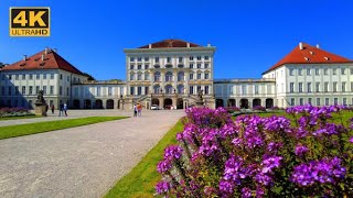 Nymphenburg Palace Gardens in Munich Walking tour in 4K GermanySchlosspark Nymphenburg in München [upl. by Zach]