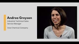 What Chemists Do  Andrea Greyson Industrial Technical Sales Service Manager Dow [upl. by Port]