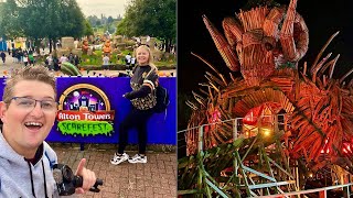 Alton Towers Scarefest 2023 Vlog [upl. by Tidwell]