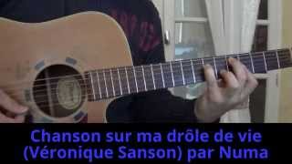 Chanson sur ma drôle de vie Véronique Sanson Reprise guitare  acoustic cover 1972 [upl. by Anovad]