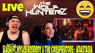 Slash ft Myles Kennedy amp The Conspirators  Anastasia Live in Sydney THE WOLF HUNTERZ Reactions [upl. by Ynamrej803]