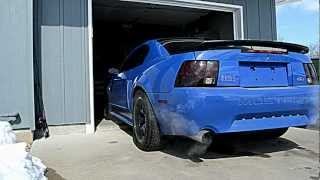 2004 Mustang Mach 1 exhaust Spintech Super Pro Streets [upl. by Ahtikal]