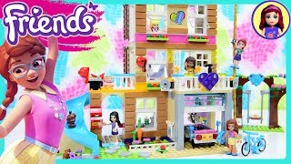 Lego Friends Friendship House Part 2 Clubhouse Build Review Silly Play [upl. by Doownel204]