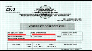 What is COR or Certificate of Registration for BMBE [upl. by Armillas185]