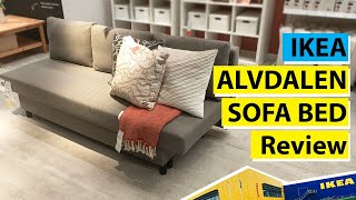 Ikea ALVDALEN sofa bed review [upl. by Eveneg]