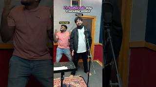 En Kadhal Solla Song Recording Session 😂🤣 vikkals shorts [upl. by Kirbee790]