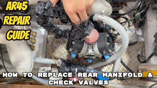 How To Change Rear Manifold  Check Valves AR45 Pt2 [upl. by Asilram]