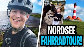 Mit dem FAHRRAD ans MEER😍 Monte aufm Pferd  TOUR durch Sankt PeterOrding  MontanaBlack IRL [upl. by Lekym]