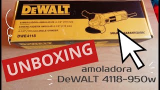 🔥 AMOLADORA  ESMERIL DeWALT 4118  950w 🥇 [upl. by Fariss479]