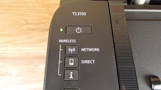 Canon PIXMA TS3150 Wifi WPS Setup [upl. by Atniuqal]