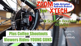 Zoom Xtech HB100 Initial Impressions  Install  Coffee Shoutouts  Viewers Rides Young Guns [upl. by Madelene]