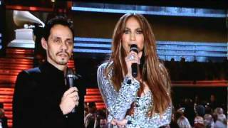 J Lo and Marc Anthony Grammys 2011 [upl. by Hubble]