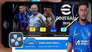 NOVO EFOOTBALL PES 2024 PPSSPP VERSÃO OUTUBRO DWOLOAND MEDIAFIRE EUROPEU ATUALIZADO [upl. by Oirad]