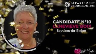 Candidate n°10 Geneviève Boix Super Mamie Bouches du Rhône 2024 [upl. by Dylan]