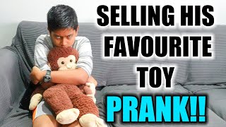 SELLING HIS FAVOURITE TOY FOR FREEEE 😳  PRANKKK 😂  VelBros Tamil [upl. by Civ810]