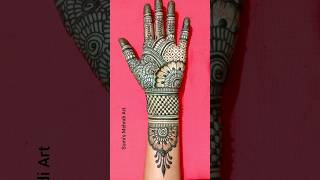 Very Easy Fullhand Mehndi Design mehndidesign mehandi trending shortvideo youtubeshorts henna [upl. by Dorman626]