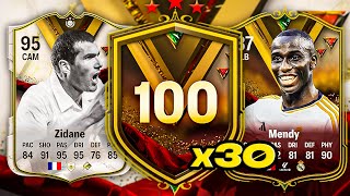 30x 100 DYNASTIES PLAYER PACKS 👀 FC 24 Ultimate Team [upl. by Ardnuahsal]