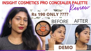 Insight Cosmetics Pro Concealer Palette Review in Tamil  Beauty By InduTamil [upl. by Demy829]