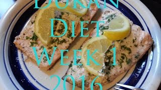 Dukan Diet menu for Week 1 [upl. by Pancho]