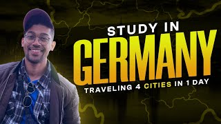 Visiting OVGU Magdeburg Halle Leipzig and TU Chemnitz in 1 day  Study in Germany vlog [upl. by Edlun]