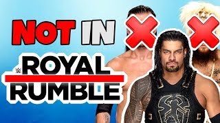 5 Superstars NOT in the Mens Royal Rumble Match 2019 [upl. by Nassi]